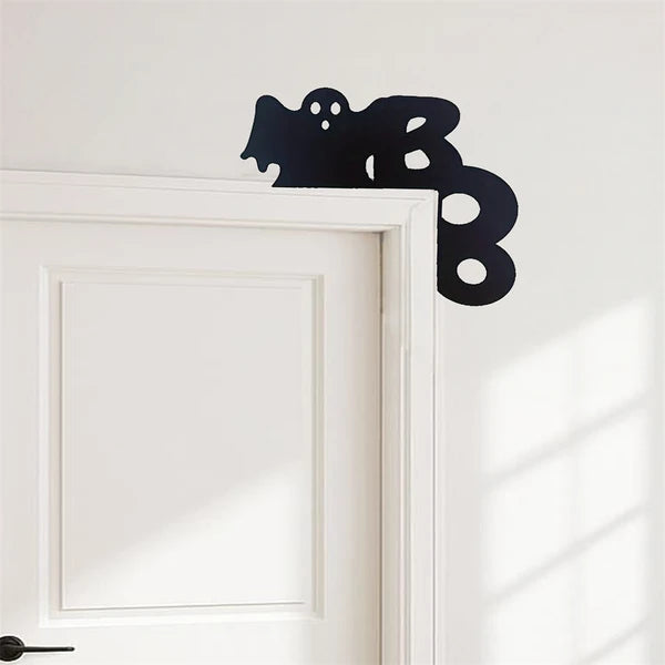 Spooky Ghost Door Hanger - Halloween Wall Decor for Home