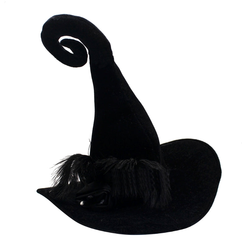 Black Festive Party Hat for Halloween & Celebrations