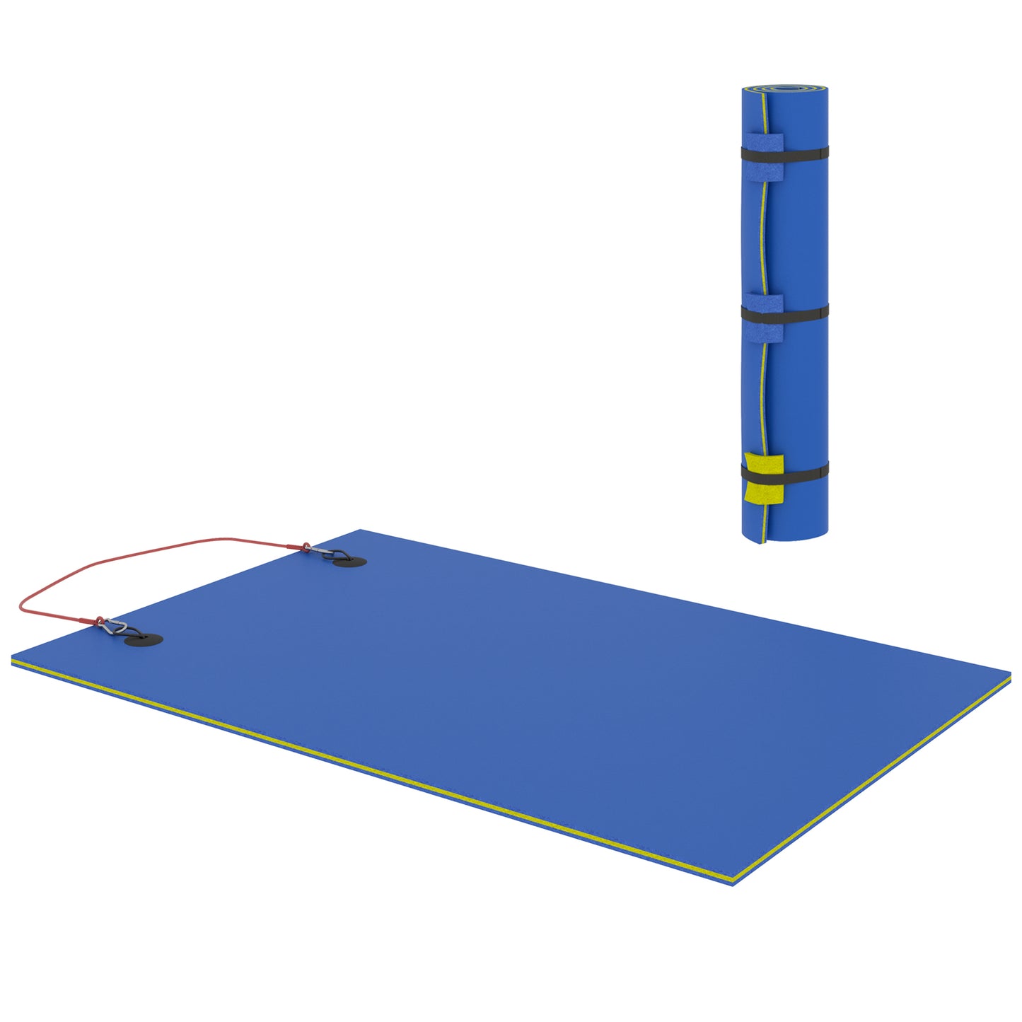 Lily Pad Floating Water Mat for 2 Adults - Blue