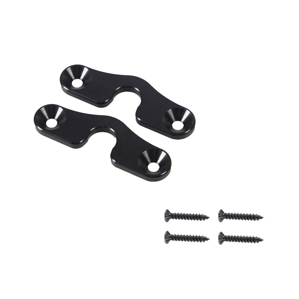 Aluminum Sunbreaker Clip Repair Kit for Jeep Wrangler Black