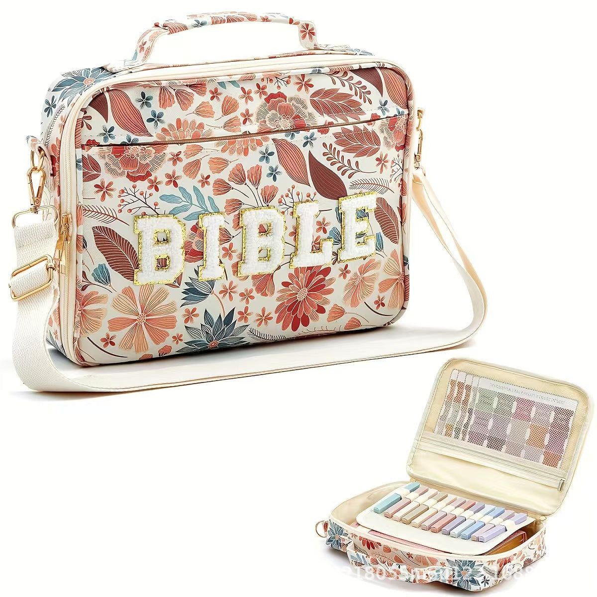 Book Storage Bag Handbag Style Travel & Desktop Organizer