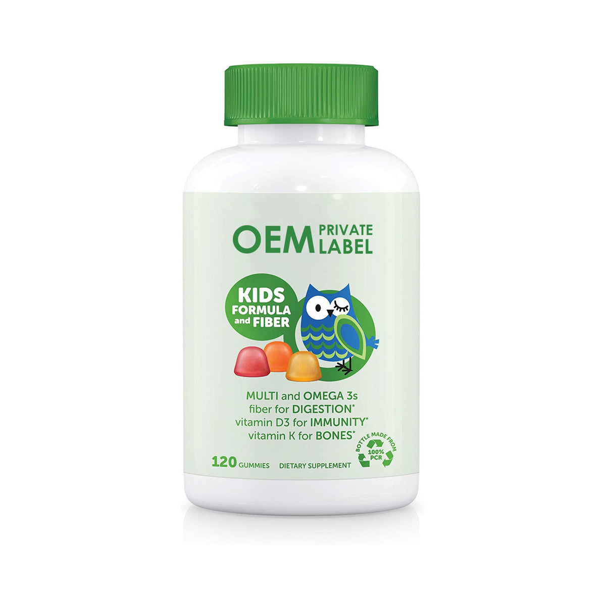 Vitamin D3 Soft Candy Tablets - Fruit Flavor, 120 Count Bottle