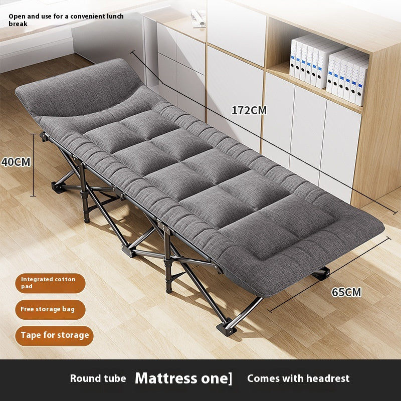 Portable Folding Bed for Camping and Office Use – Lightweight & Space Saving