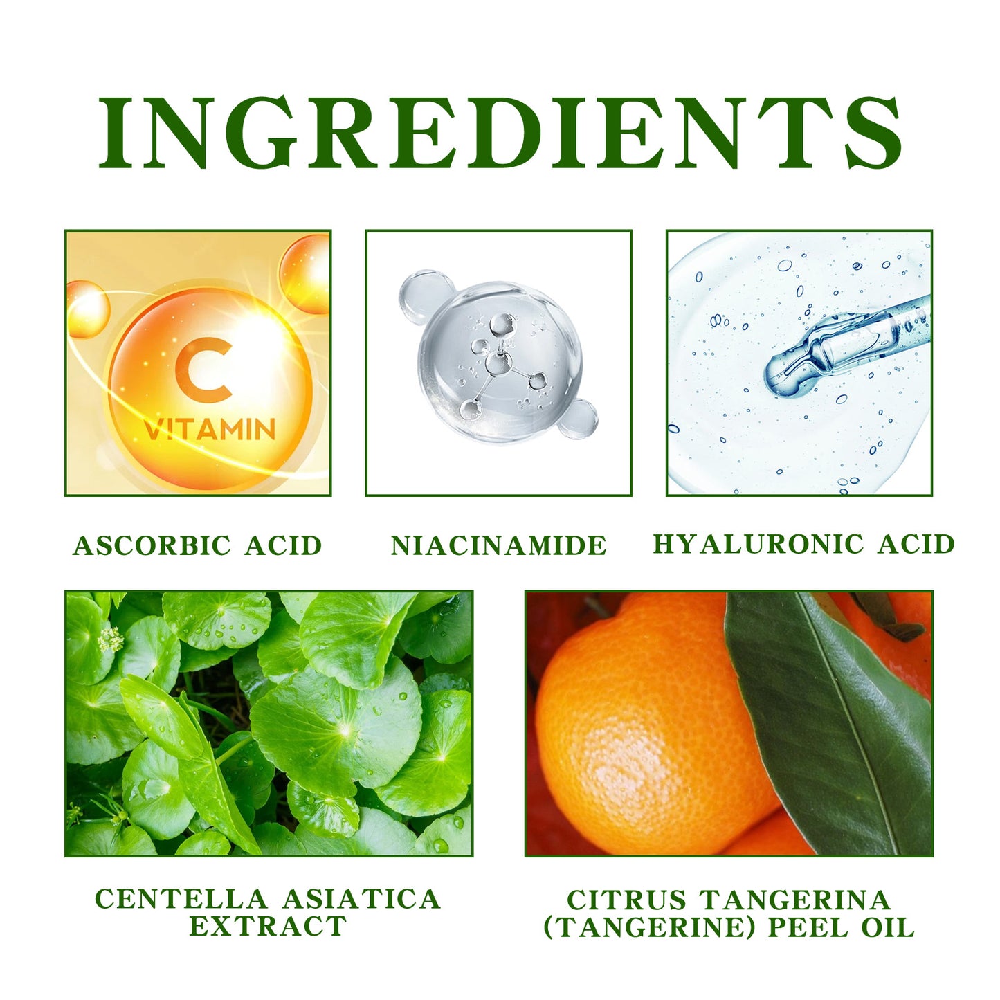 Anti-Wrinkle Facial Serum with Vitamin C, Niacinamide & Hyaluronic Acid