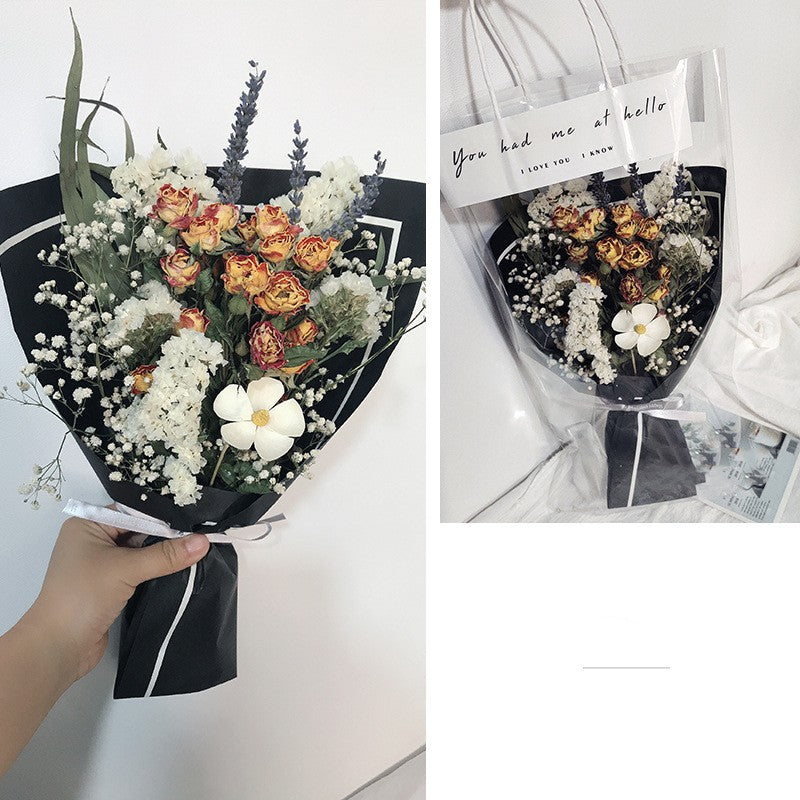 Festive Flower Bouquet with Fireworks Hand Decoration - Multiple Styles