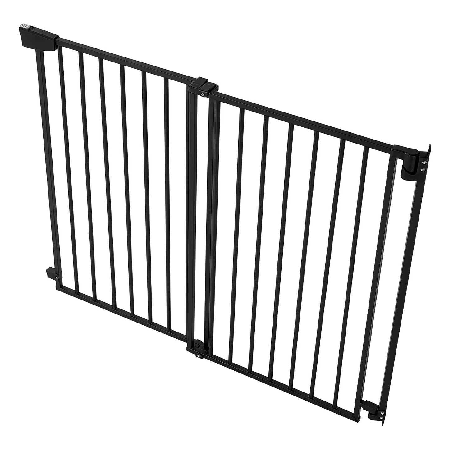 Baby Gate for Stairs & Doorways, Adjustable 31-48 In, No Bottom Bar, One-Hand Operation