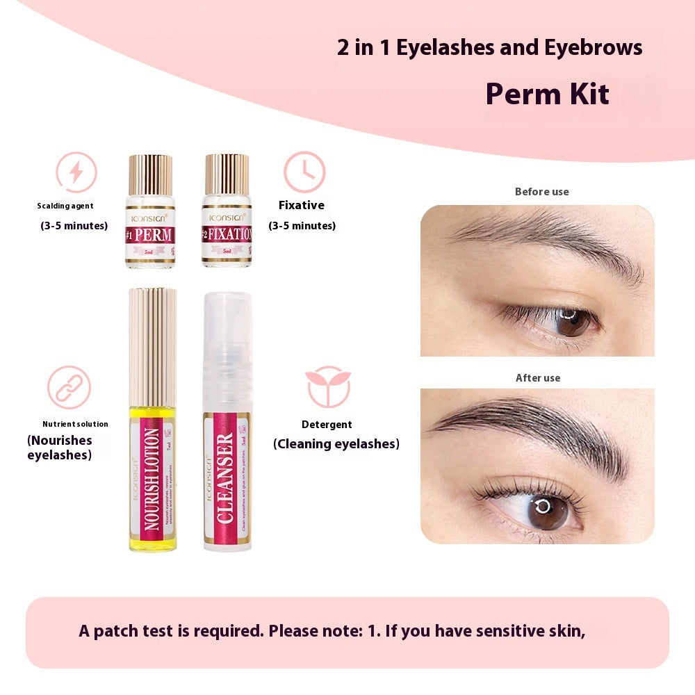 Eyelash Perm Kit Cross-border Eyebrow Perm Box Cold Wave Curly Suit