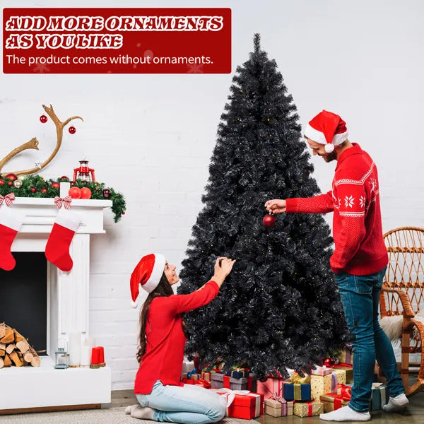 7.5 FT Pre-Lit Artificial Christmas Tree with 400 Lights & Remote Control