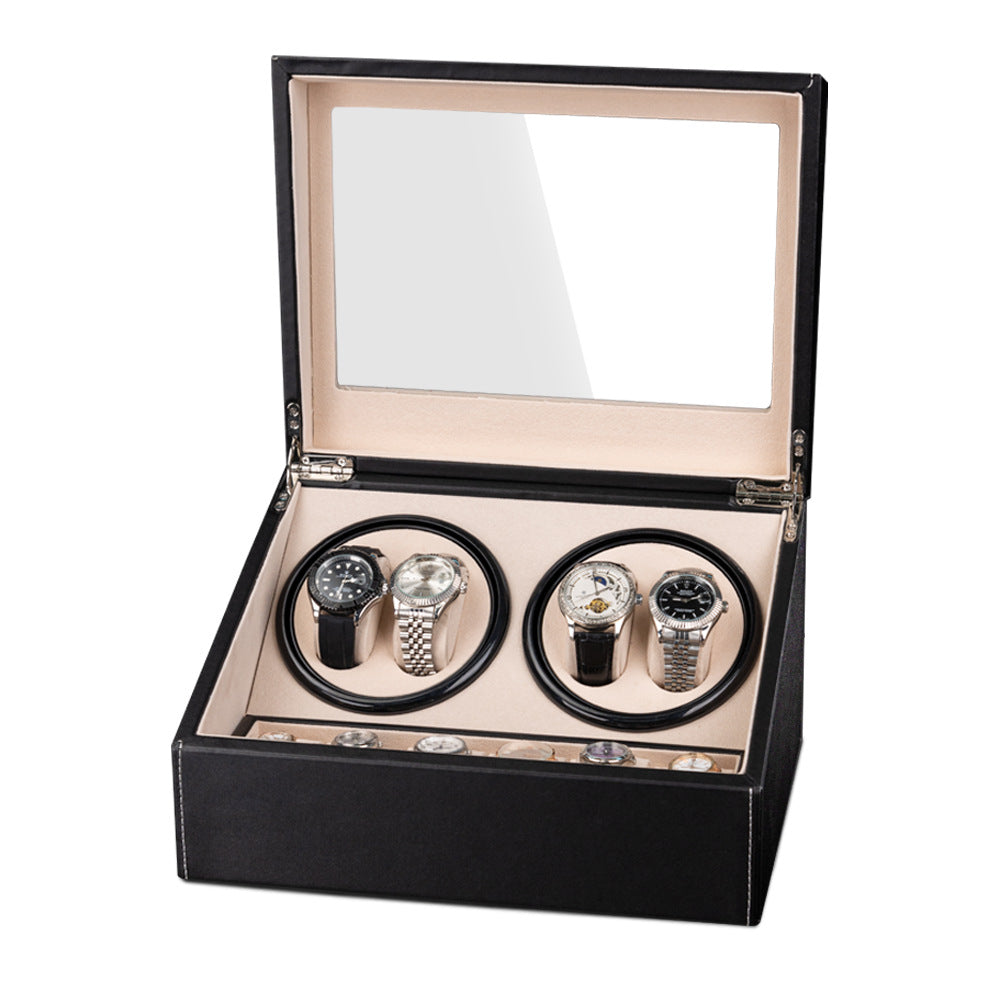 Electric Watch Winder Box Storage Cabinet for Automatic Watches