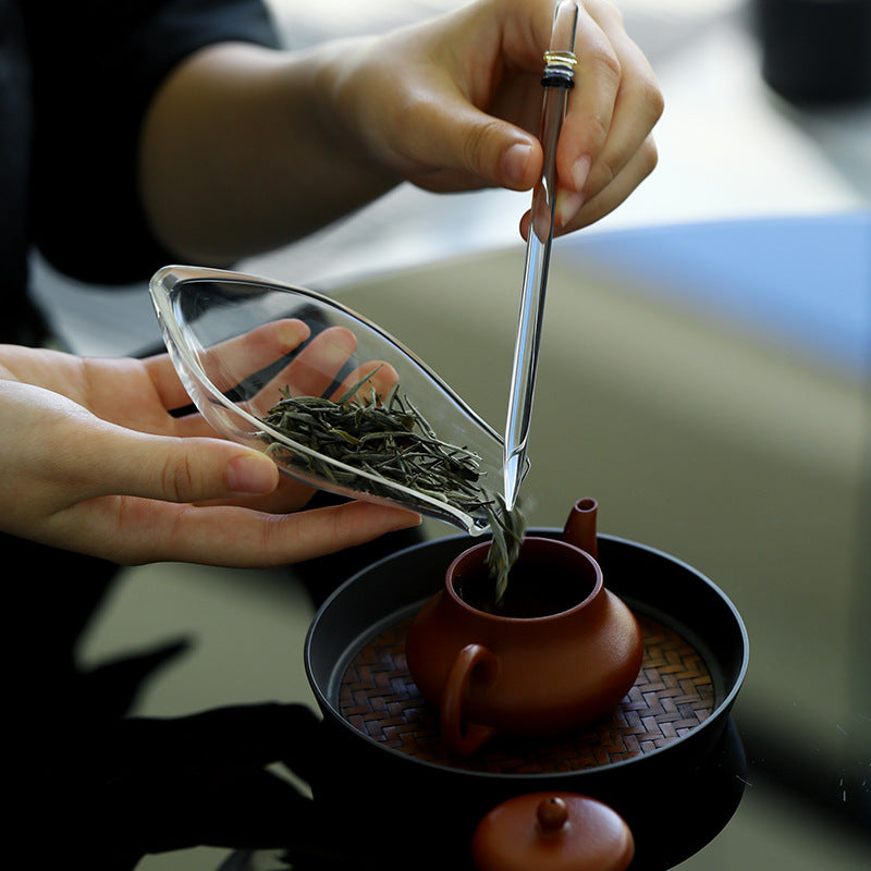 Glass Tea Ceremony Utensils Set - Chinese Style Borosilicate Tea Tools