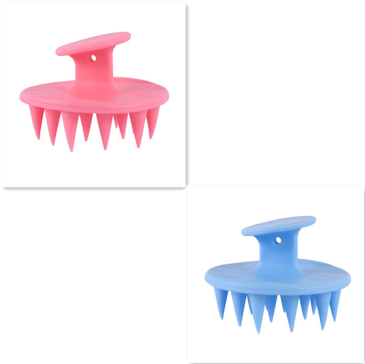 Silicone Shampoo Brush Massage Hair Scalp Cleaner Hair Care Tool