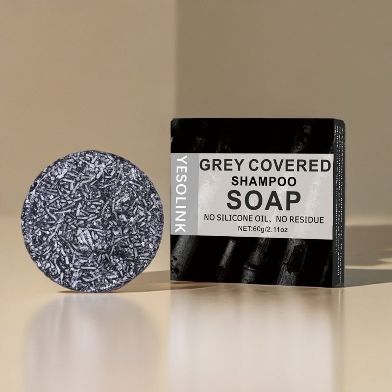 Bamboo Charcoal Shampoo Soap Bar 60g