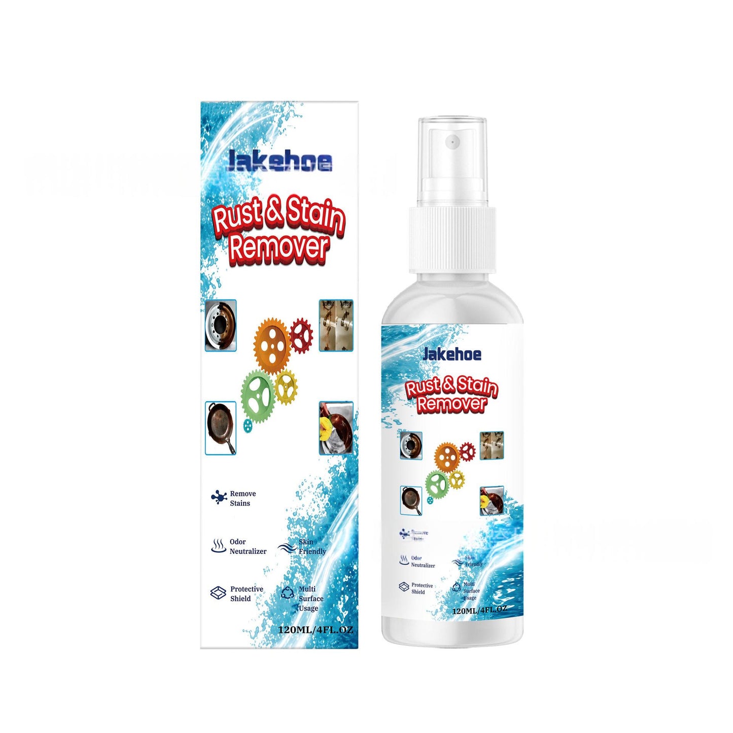Rust and Stain Remover - 120ML Multi-Purpose Household Cleaner