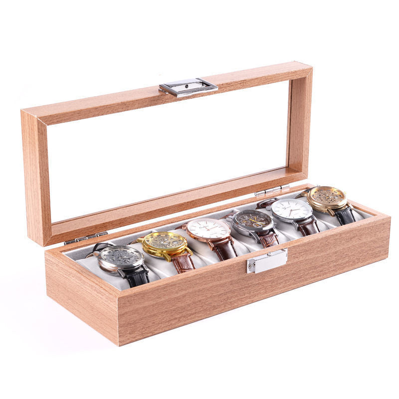 Jewelry & Watch Storage Box Glass Display Case Multiple Variants