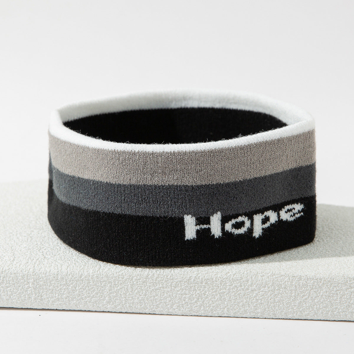 Stretch Sports Sweat-Absorbent Knitted Hair Band - Unisex Fitness Accessory