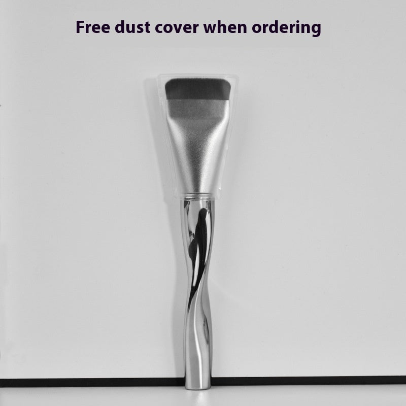 Powder Foundation Brush - Spiral One-Shaped Makeup Tool for Face Application