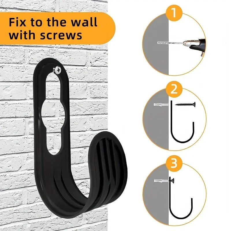 Garden Hose Hanger Wall Mount, Water Hose Organizer & Storage Holder