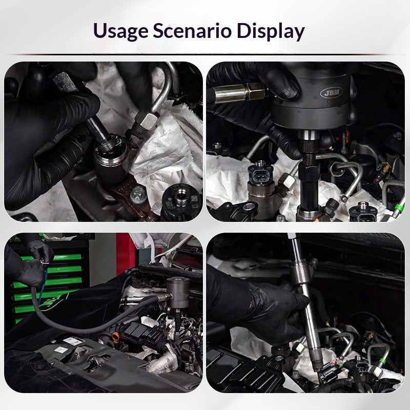 Pneumatic Injector Removal & Puller Tool Set for Fuel System Maintenance