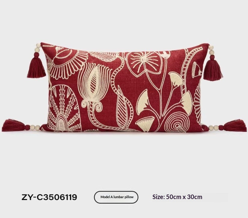Festive Cushion Cover for Sofa and Living Room Decor - Multiple Styles & Sizes