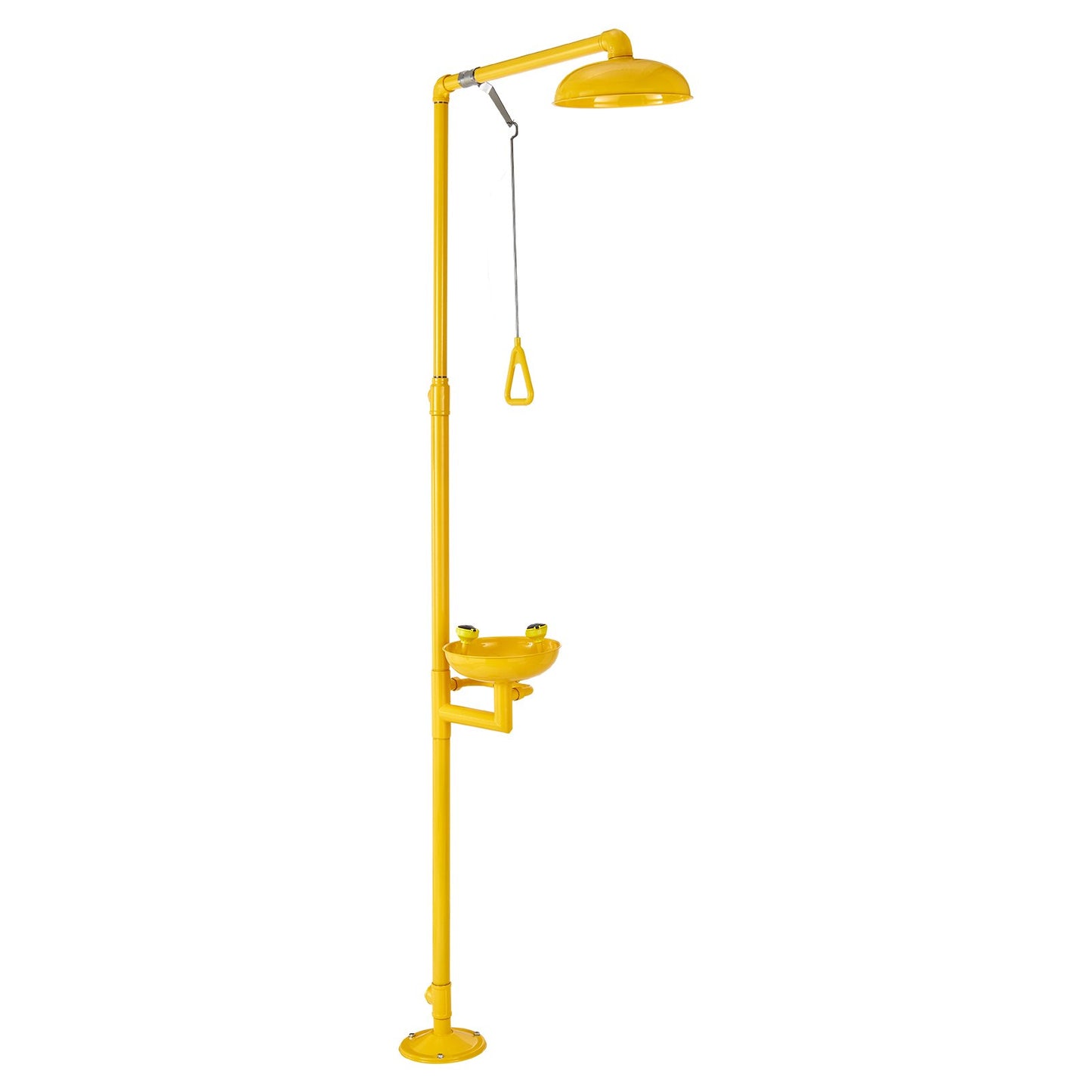 Emergency Eyewash Station - OSHA Certified Yellow Shower Unit