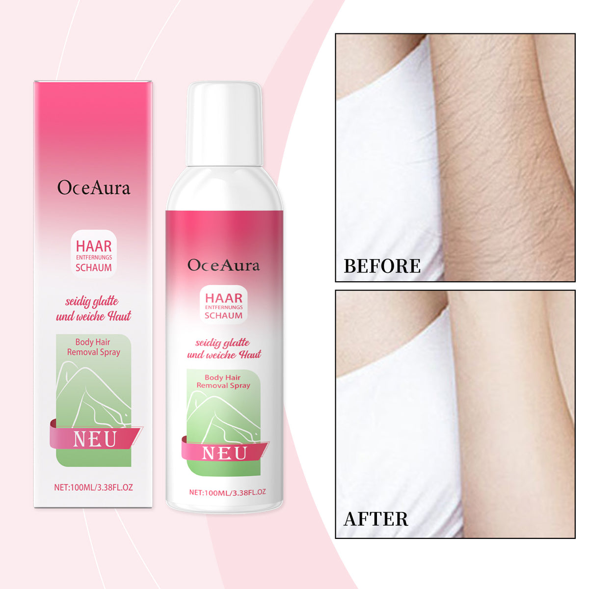 Body Hair Removal Spray 100ml