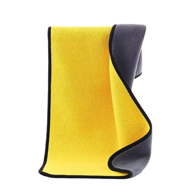 Coral Fleece Kitchen Cleaning Cloths - Multi-Color, Ultra-Fine Fiber, 400g/500g, 30x30cm/30x40cm