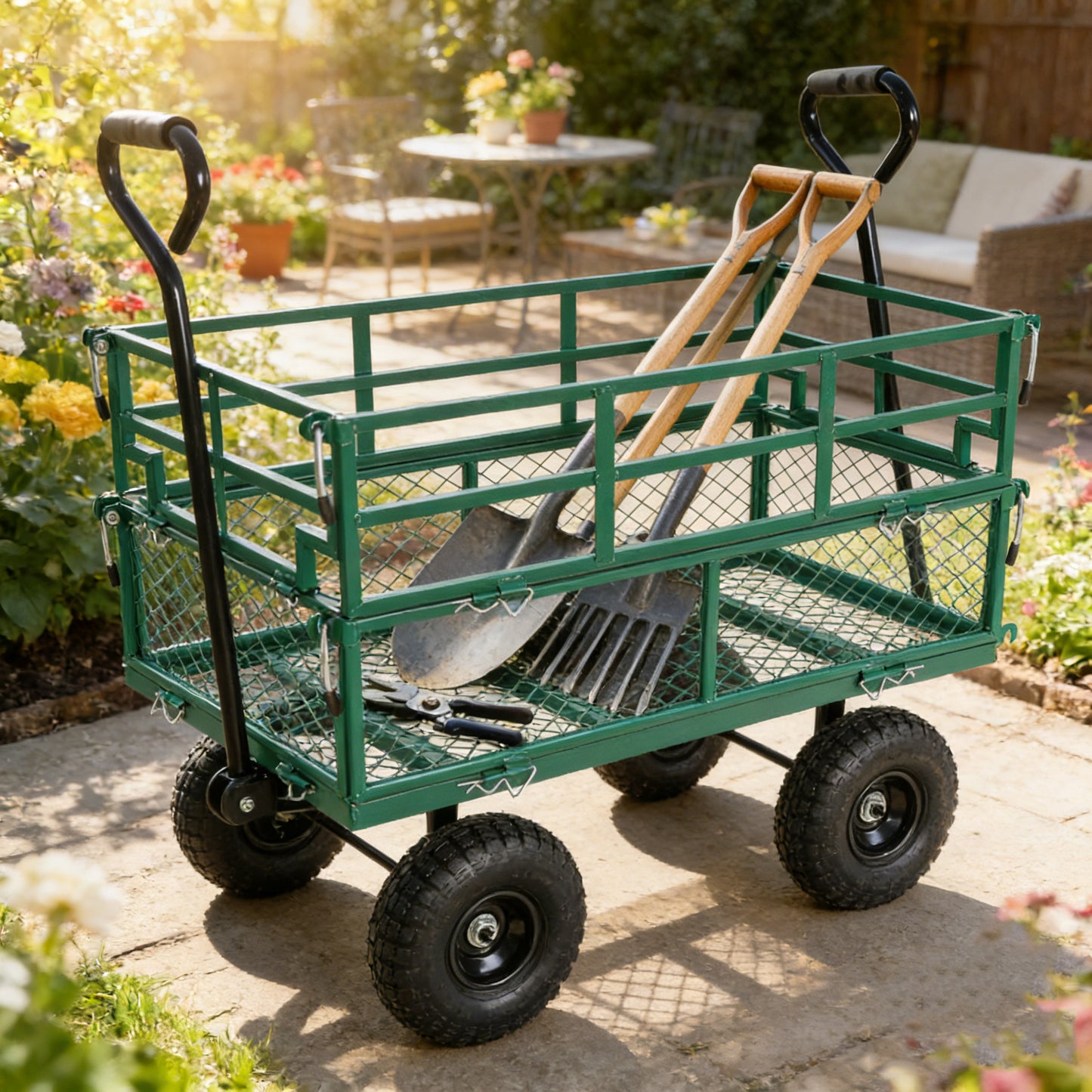 Wagon Cart Garden Trucks Make It Easier To Transport Firewood