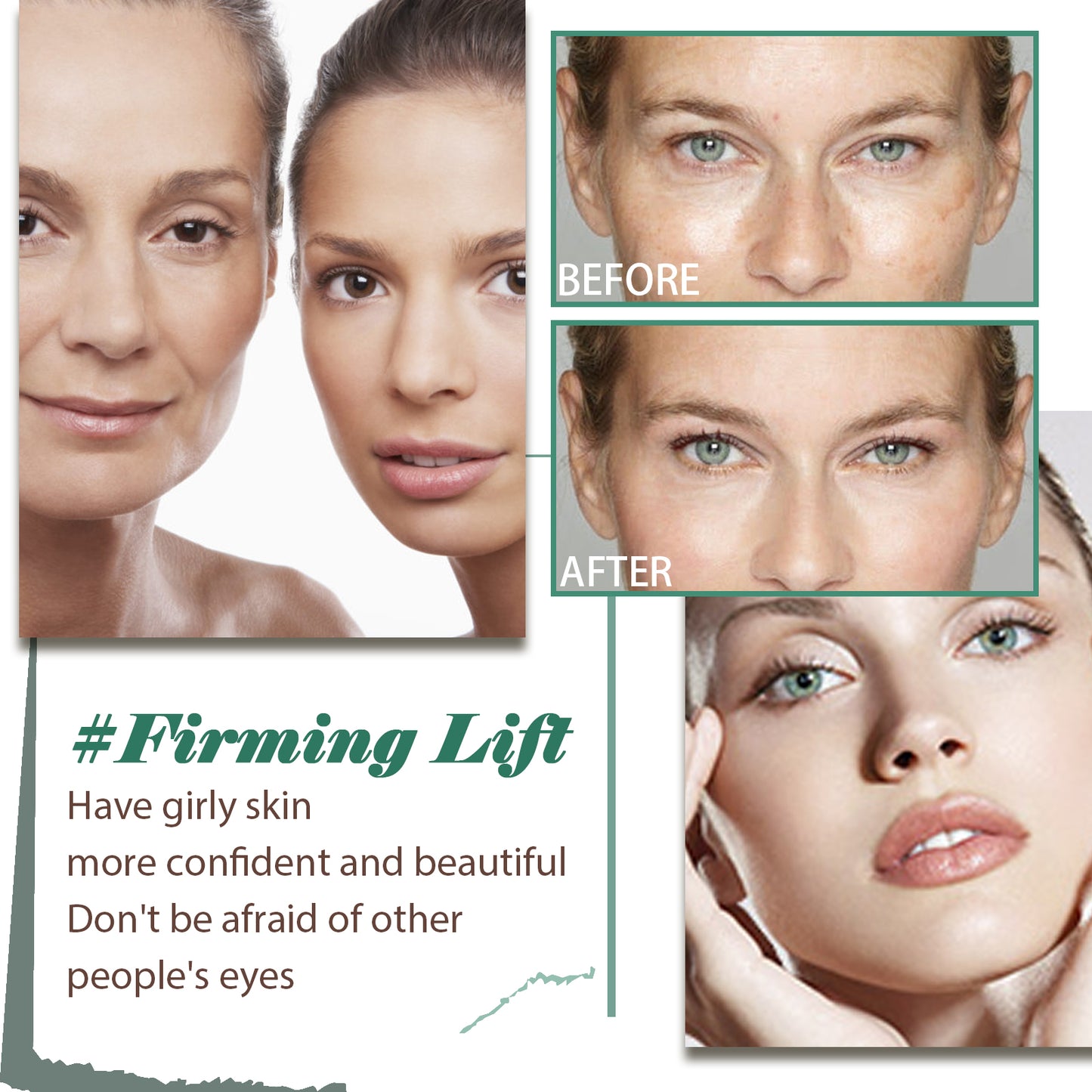 Anti-Aging Facial Cream - Firming Moisturizer for Fine Lines & Wrinkles