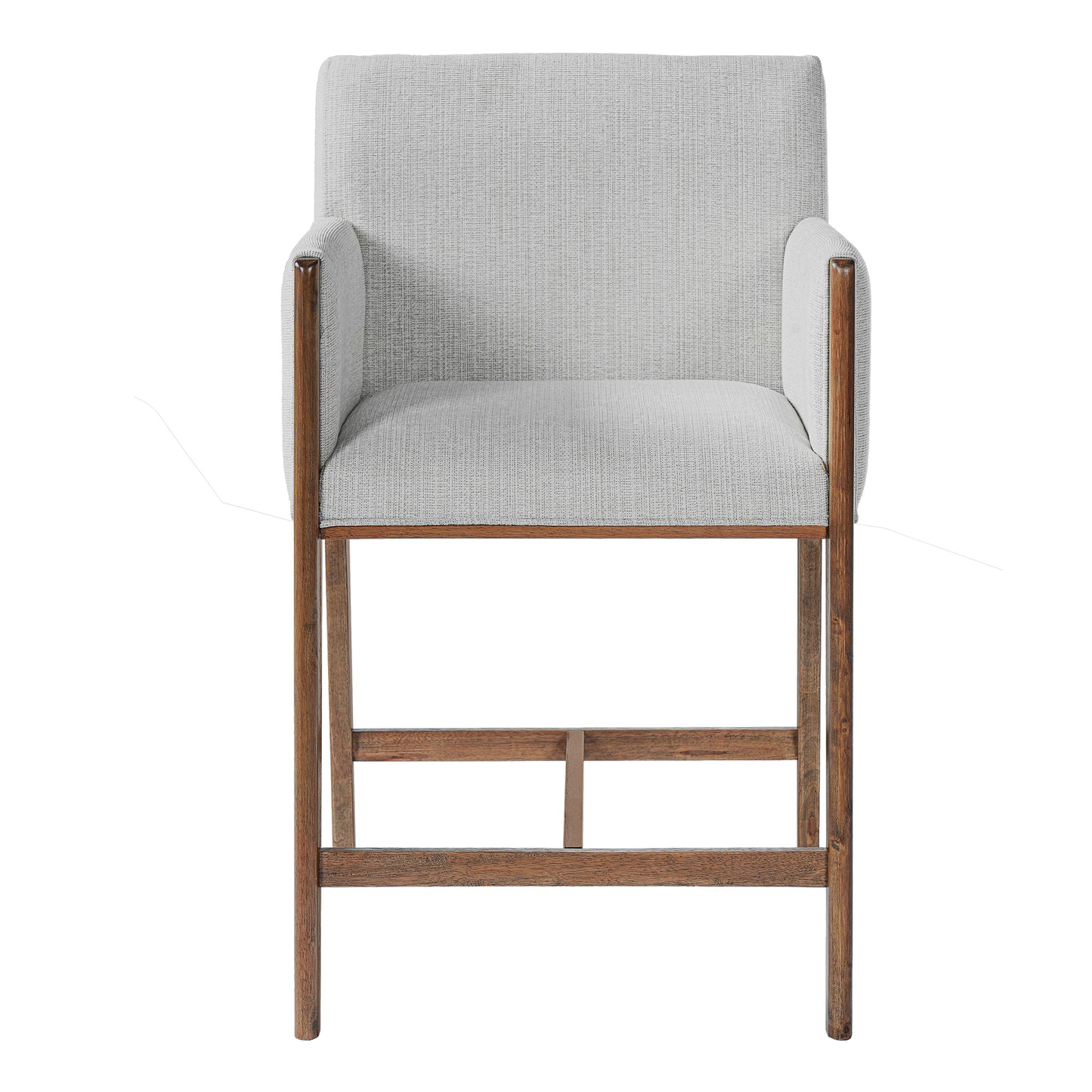 24 Seat Height Upholstered Counter Stools With Arms For Kitchen