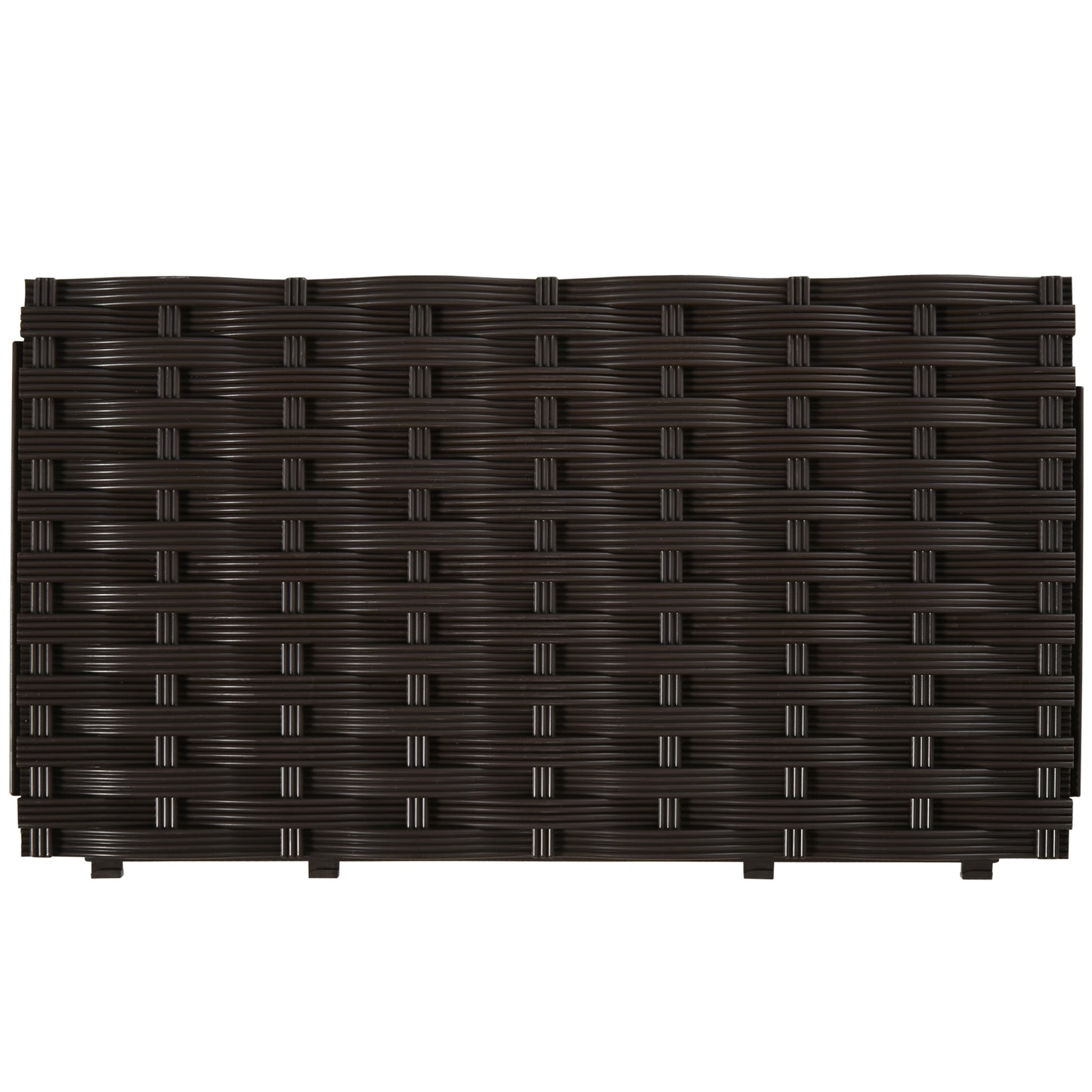 Raised Garden Bed with Legs - Planter Box for Flowers Herbs Vegetables Brown 470x460x130mm