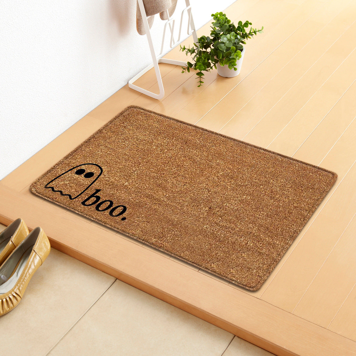 Halloween Letter Door Mat - Modern Rectangular Floor Carpet for Home & Garden
