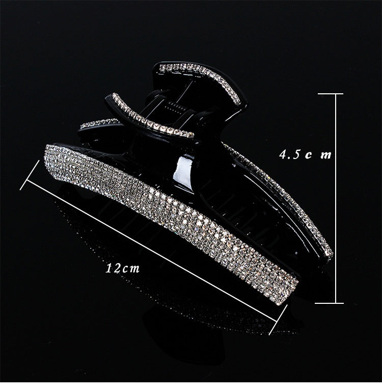 Rhinestone Hair Claw Clip - Handmade