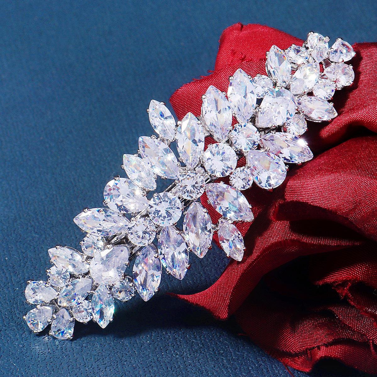Women's Zircon Spring Hair Clip