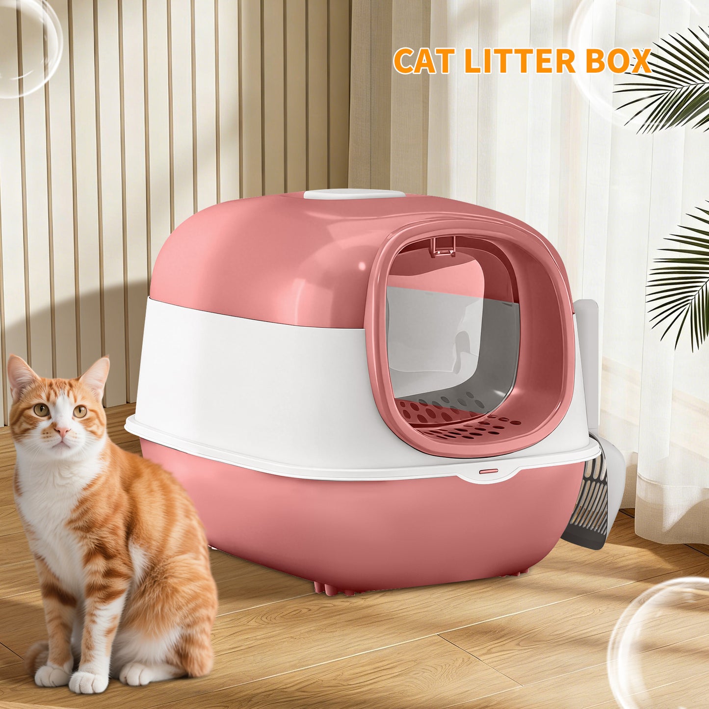Self Pickup Cat Litter Box - Multiple Colors, Pet Furniture Tool