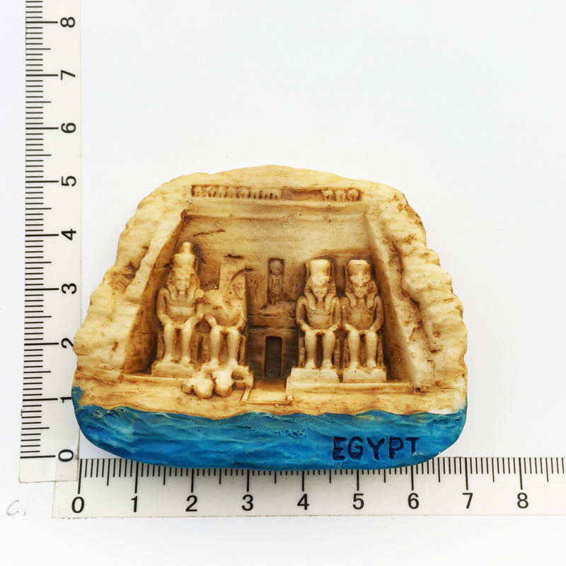 Egyptian Culture Magnetic Refrigerator Magnets Set - Classic & Landmark Designs