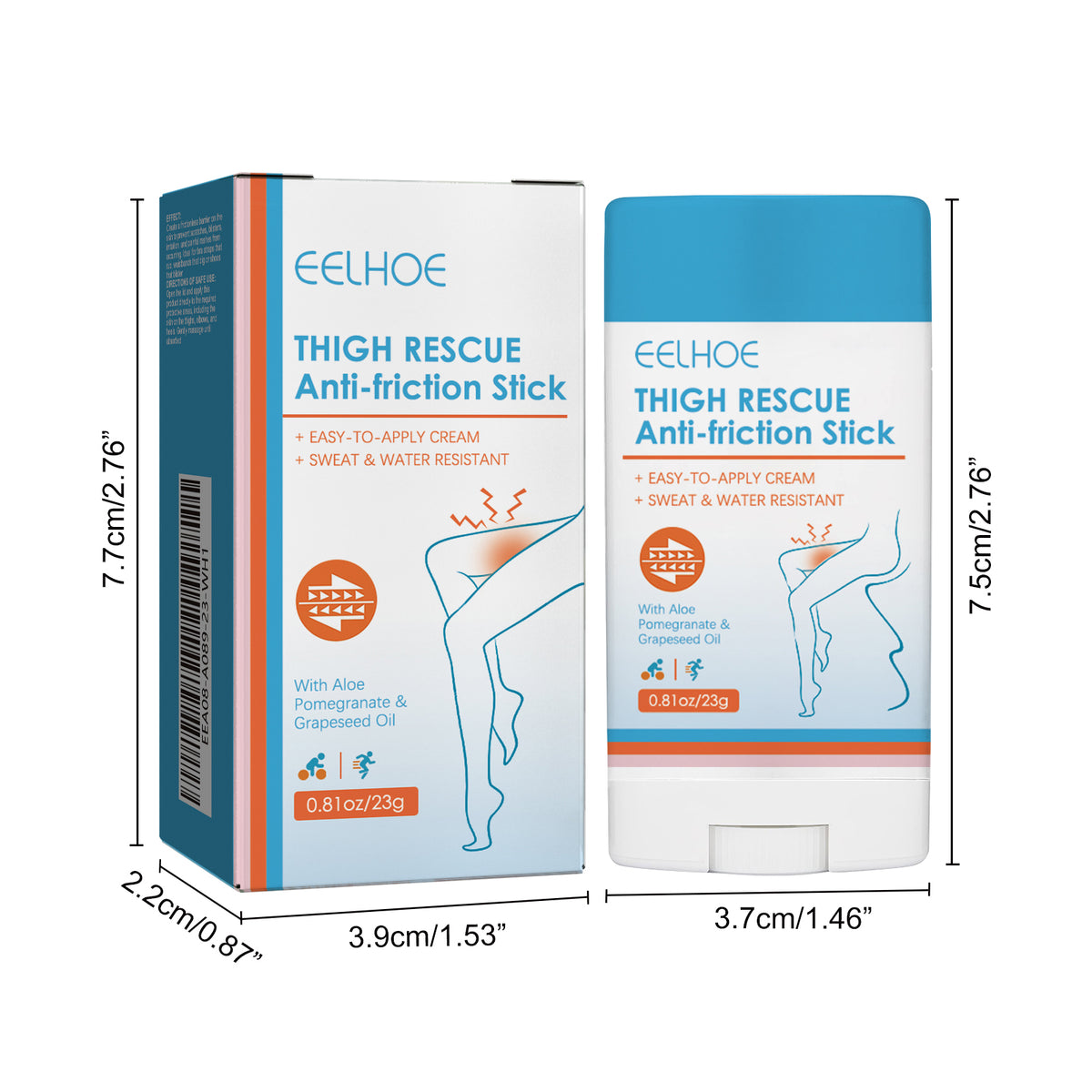 Thigh Anti-Friction Stick 23g - Body Care Balm