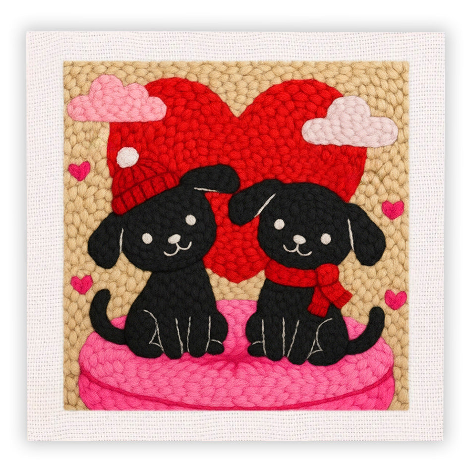 Handmade Embroidery Floral and Animal Wall Art - Creative Gift