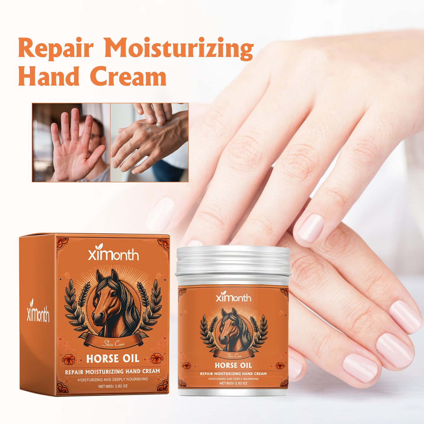 Repair Moisturizing Hand Cream with Shea Butter & Olive Oil - 80g