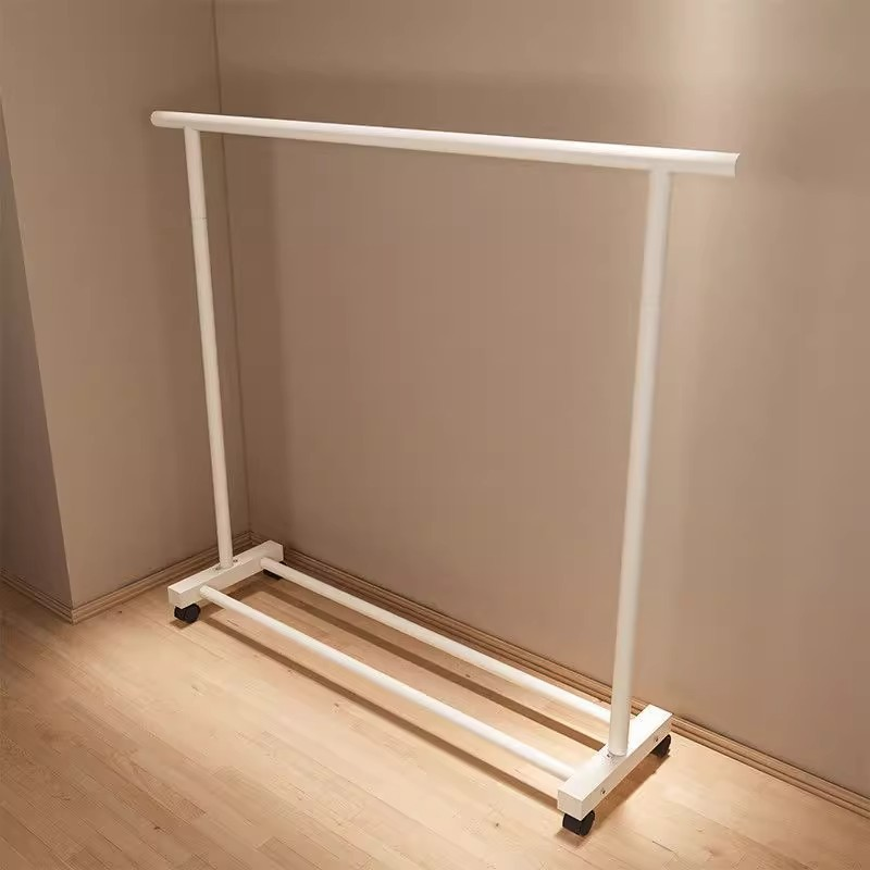 120cm Black Clothes Hanging Rack - Portable Indoor Clothes Organizer