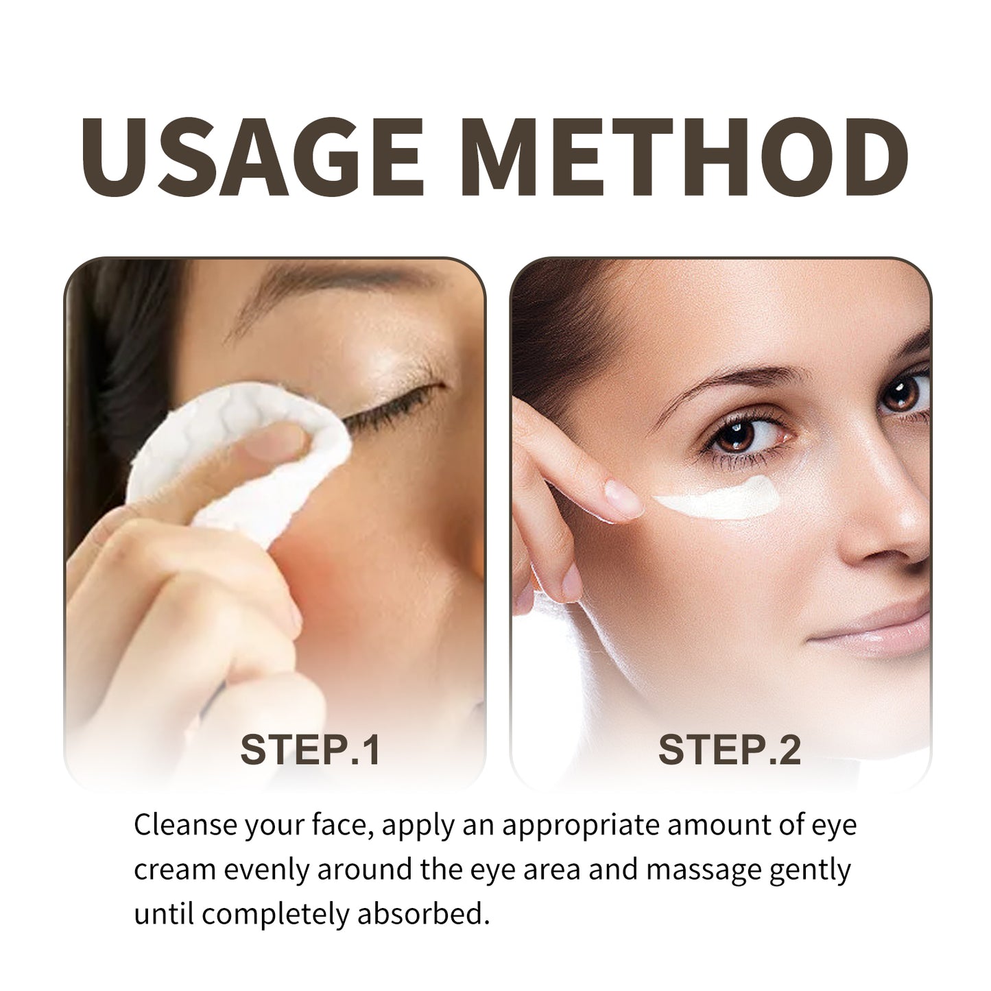 Firming Eye Cream for Dark Circles and Fine Lines - Niacinamide & Collagen