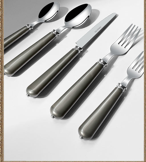 Luxury Nordic Style Household Kitchen Cutlery Set - Portable Knife Fork Spoon