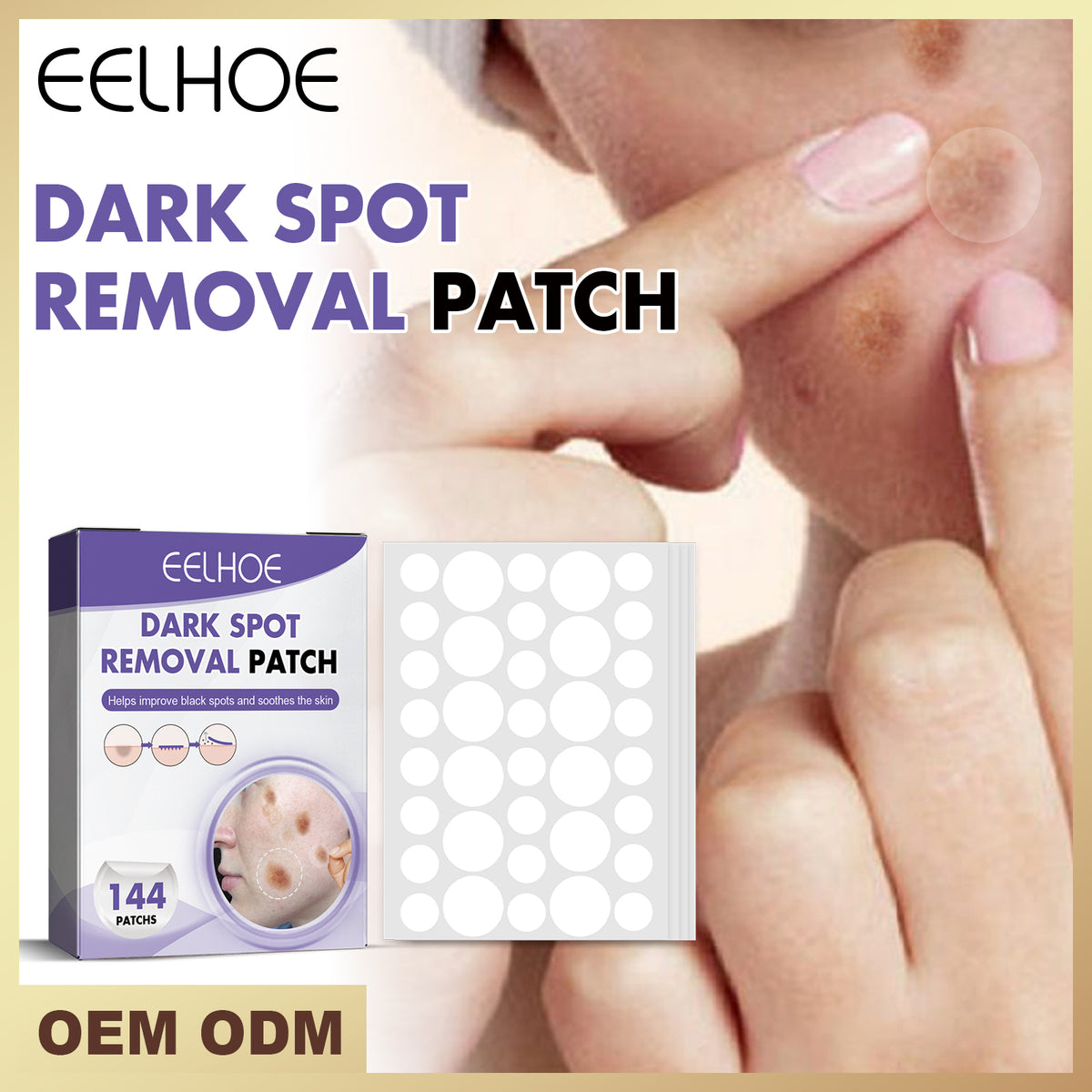 Hydrocolloid Brightening Patch 36 Patches X 4 Sheets Per Box