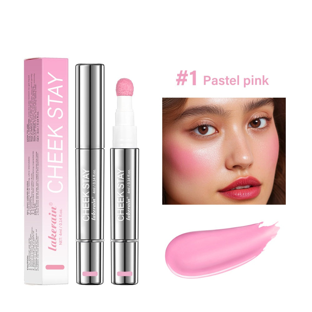 Multifunctional Liquid Blush Stick Set - 6 Color Variations for Natural Glow