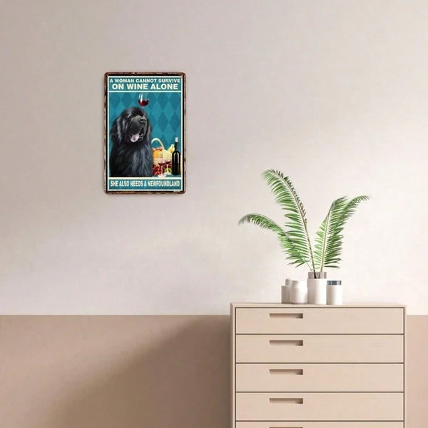 Metal Tin Sign Wall Decoration - 20 cm x 20 cm