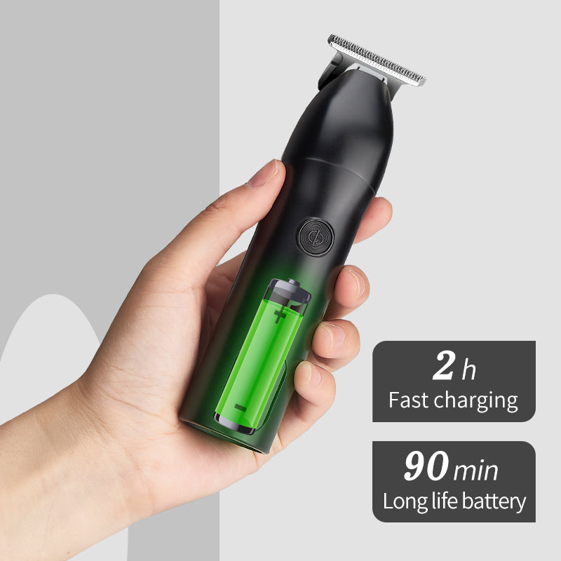 LCD Electric Hair Clipper Trimmer – USB Rechargeable