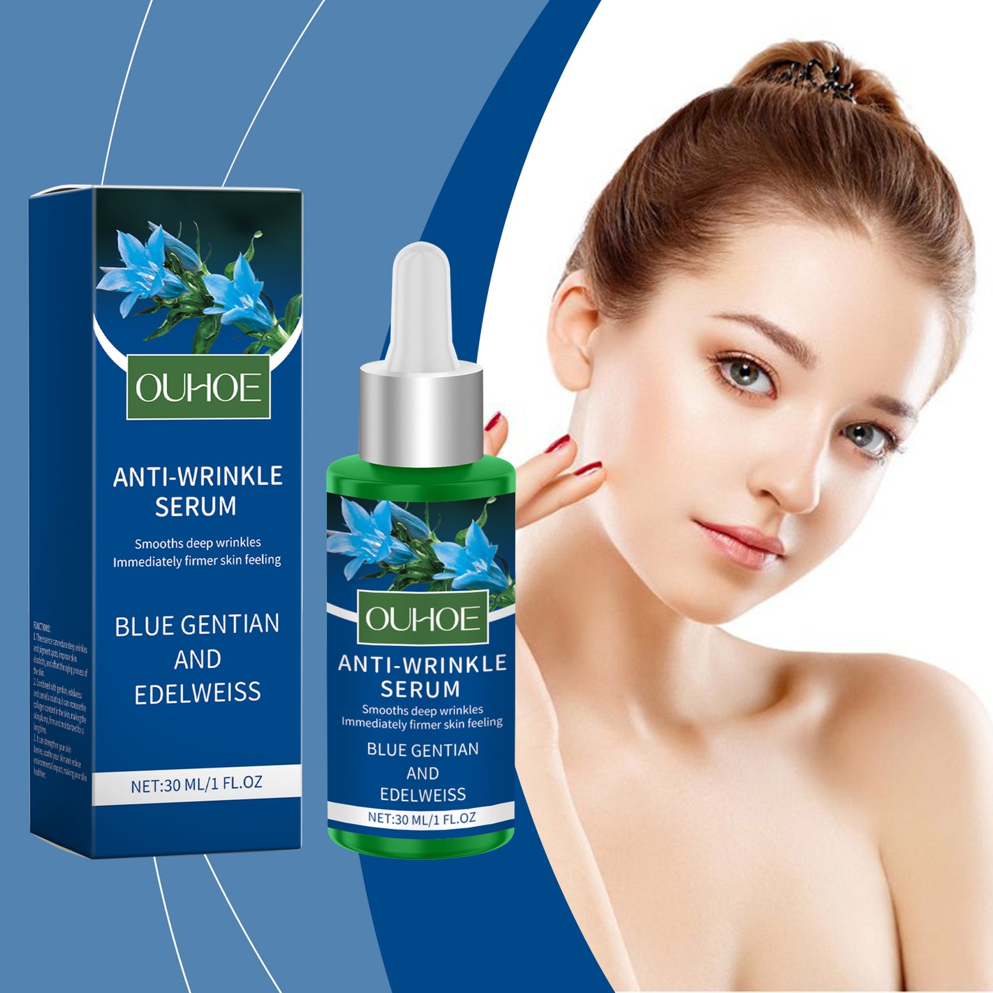 Firming Facial Serum - Moisturizing and Smoothing Anti-Aging Essence 30ml