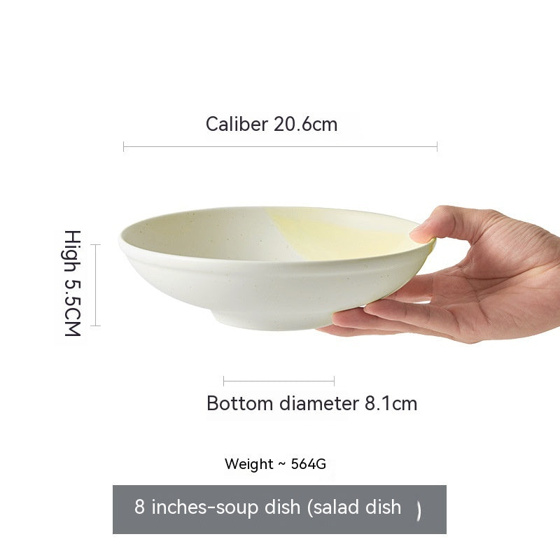 Flat Dish Set for Home Kitchen - Assorted Styles & Sizes