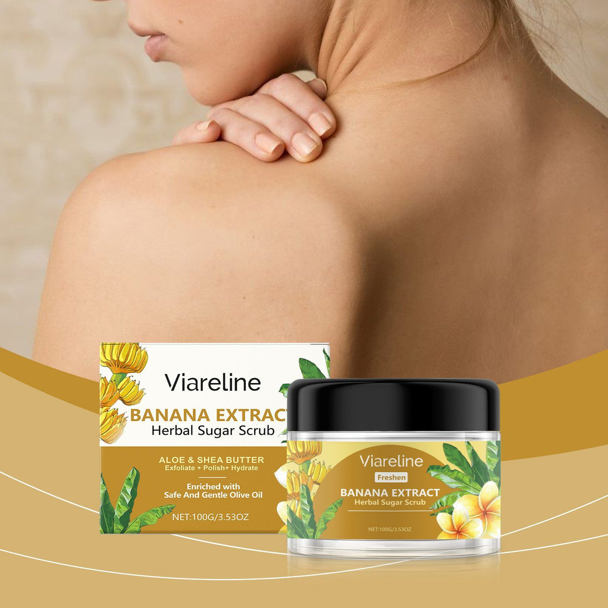 Banana Body Exfoliating Scrub, 100 g