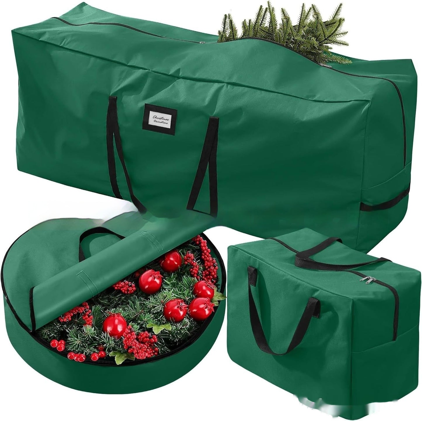 3-Piece Clothing Storage Bag Set - Handheld Organizer for Wardrobe & Travel