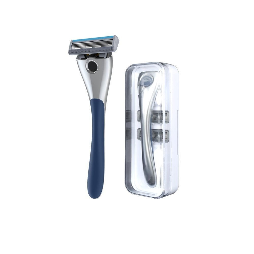 5-Layer Manual Shaver with Interchangeable Heads